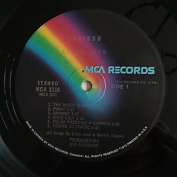 Elton John - Caribou LP - Picture 5 of 6